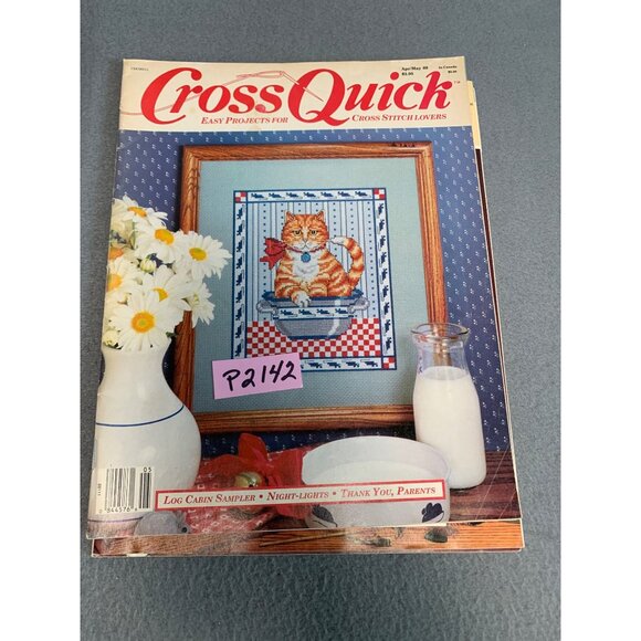 Cross Quick Magazine Lot - Easy Projects For Cross Stitch Lovers 1989 - Picture 5 of 5